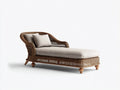 Sonnenliege Polyrattan 175x72x82 cm - Natur-Beige - Elegantes Lounge Design für Garten und Terrasse